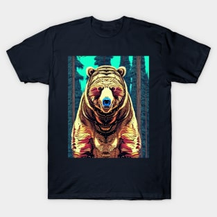 Bear Print T-Shirt